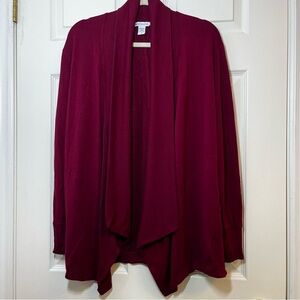 Athleta Red Cardigan Pranayana Restore Wrap Size Small